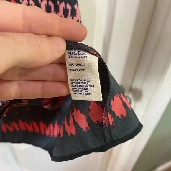 American Eagle Womens Size 6 Dress Spaghetti Strap Colorful Aztec Mini - Picture 7 of 13